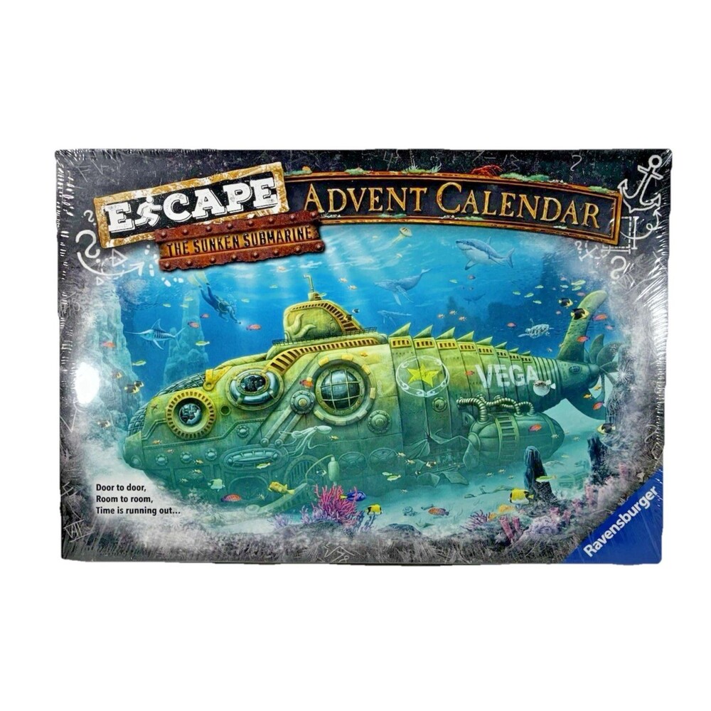 Escape Advent Calendar The Sunken Submarine Ravensburger New Factory Sealed
